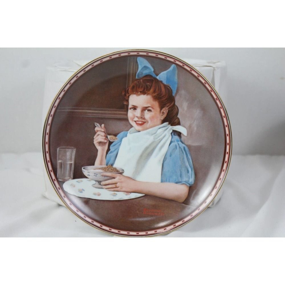 Norman Rockwell Collectors Plate "Good Intentions" by Norman Rockwell